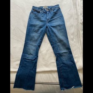 Madewell Cali Demi boot jeans - hardly worn!